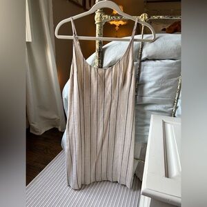 Gentle Fawn Cream Stripped Dress
